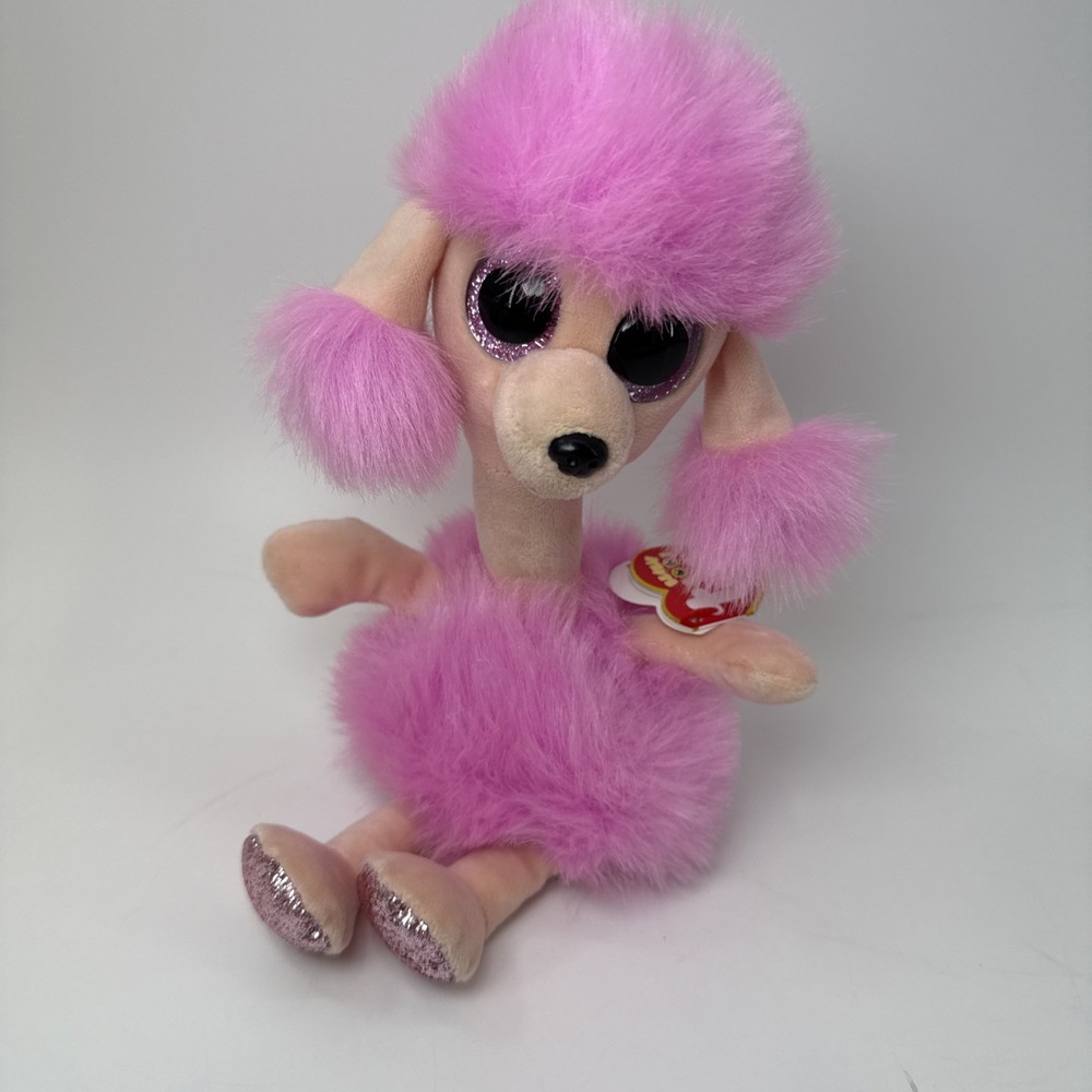 Ty Beanie Boos - Camilla The Pink Poodle - Regular Size 6inch With Tags